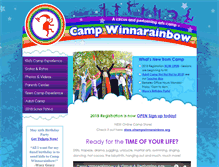 Tablet Screenshot of campwinnarainbow.org